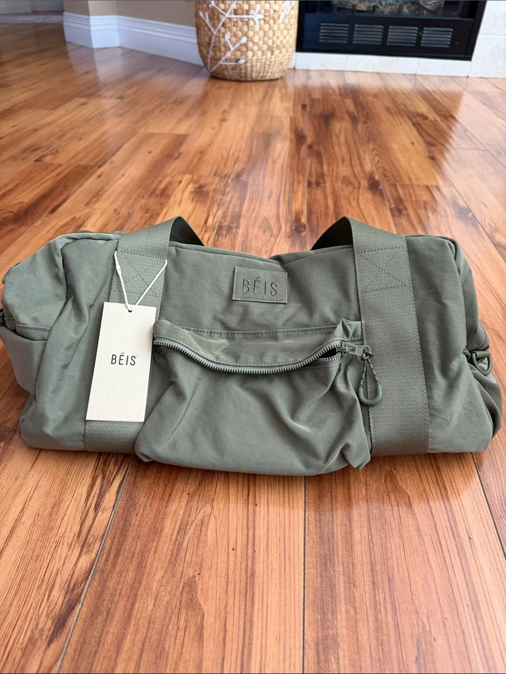 Beis Olive Green Duffle Bag